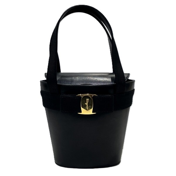 フェラガモ ヴァラ BA216161 ヴァラリボン バッグ ハンドバッグ レディース【中古】