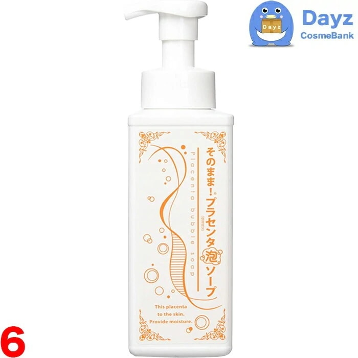 そのまま！泡ソープ 500mL　プラセンタ　6点セット　　泡洗顔 洗顔料 洗顔剤 化粧落とし プラセンタ泡ソープ　　nc