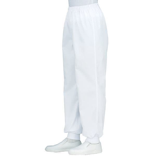 サカノ繊維 工場用白衣男子総ゴムトレパン ノータック 裾フライス インナーネット付 SKH219 ホワイト 5Lサイズ 6,478円