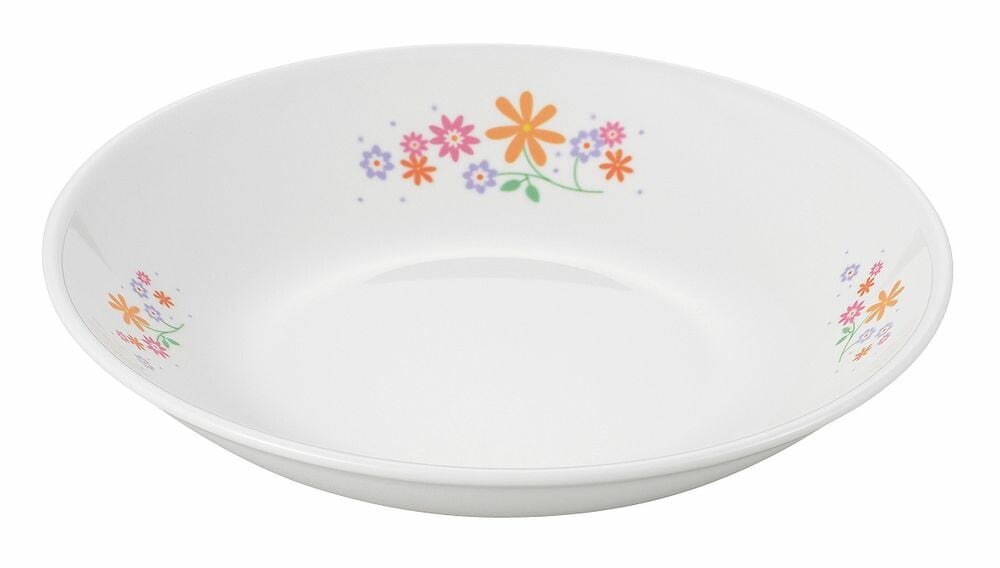 （まとめ買い）メラミン食器 花束（ブーケ） 深丸皿20cm BU-115 [x3]