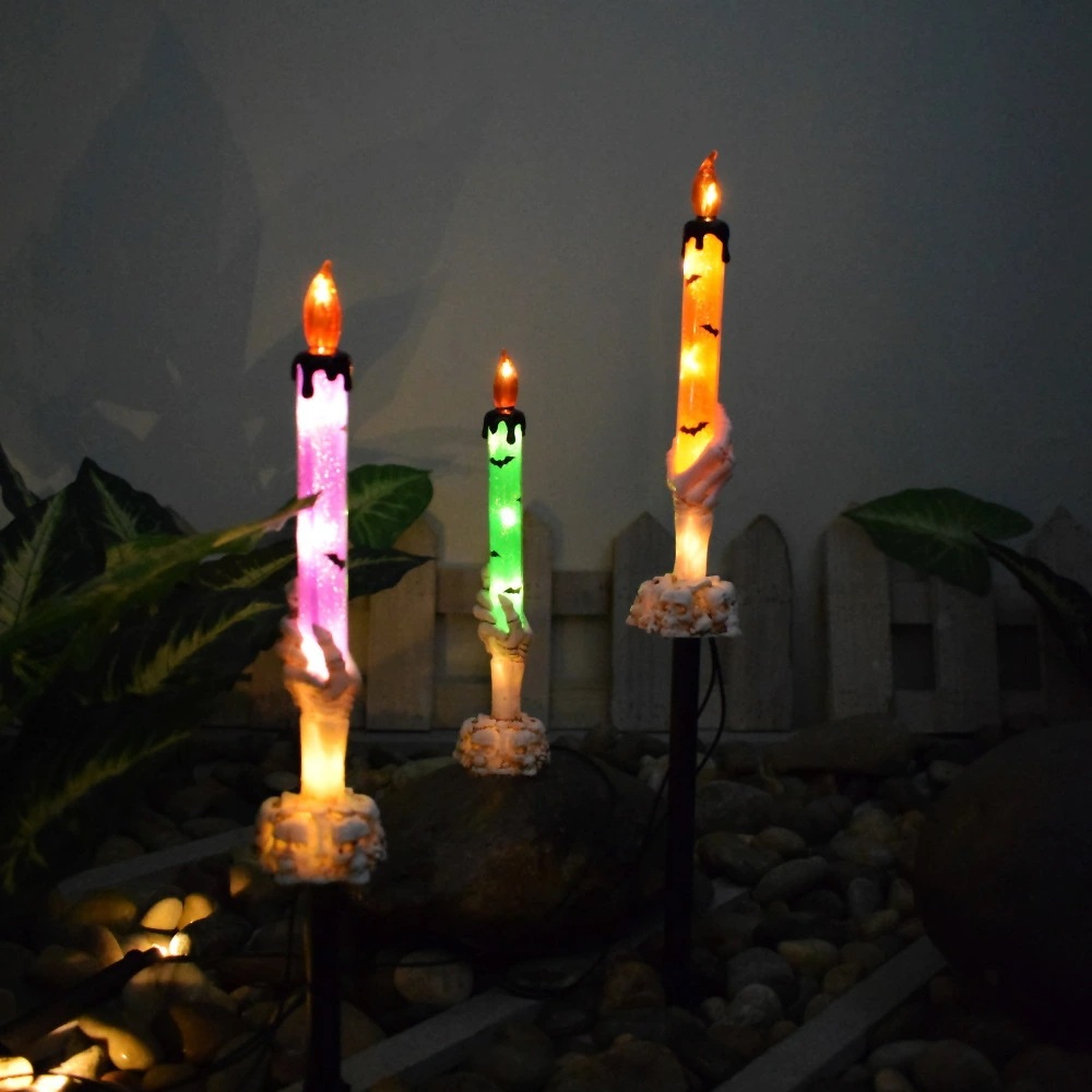 「10％OFFクーポン配布中」ハロウィン ソーラーライト 鴉 キャンドル ライト 屋外 ガーデニング おしゃれ カラス イルミネーション 庭園灯 芝生ランプ 自動点灯 芝生 庭 風景 ソーラー充電 電 5,323円