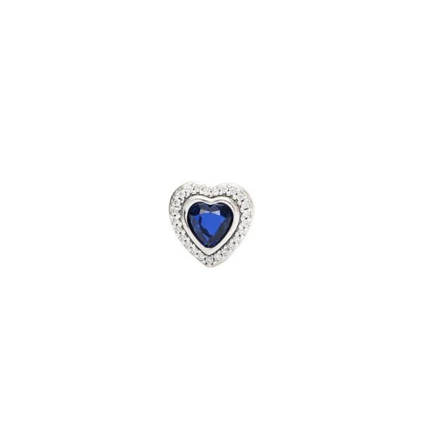 Moments Sparkling Blue Heart Charm チャーム 797608nanb レディース
