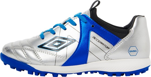 アンブロ UMBRO アクセレイター TR JR WIDE +GAINA サッカー スパイクJRターフ UF5FCST5J-SVBL キッズ ジュニア