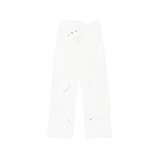 BLUMARINE Women Straight Pants 4J163A N0108 WHITE