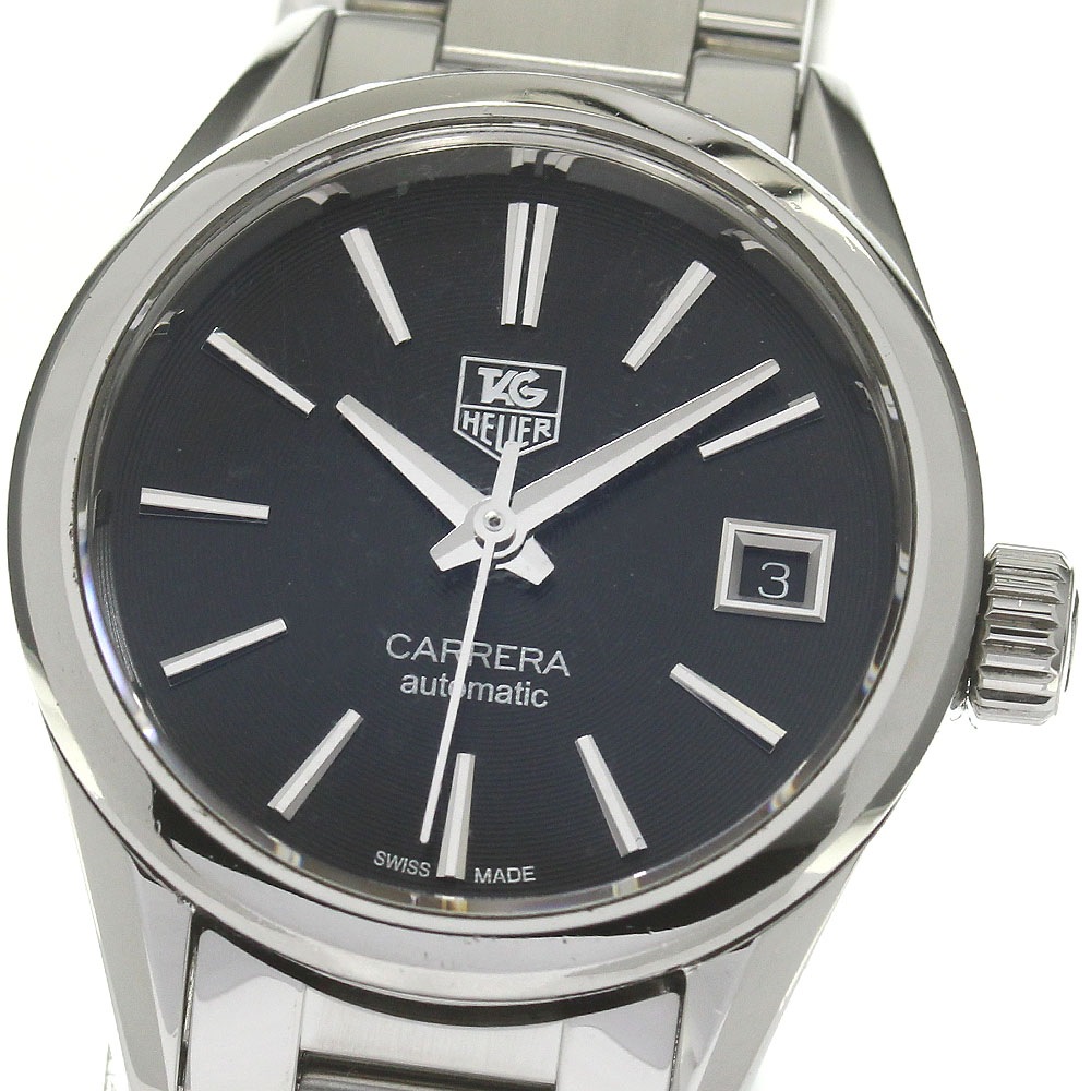 タグホイヤー TAG HEUER WAR2410-2 カレラ デイト 自動巻き レディース _838722【中古】