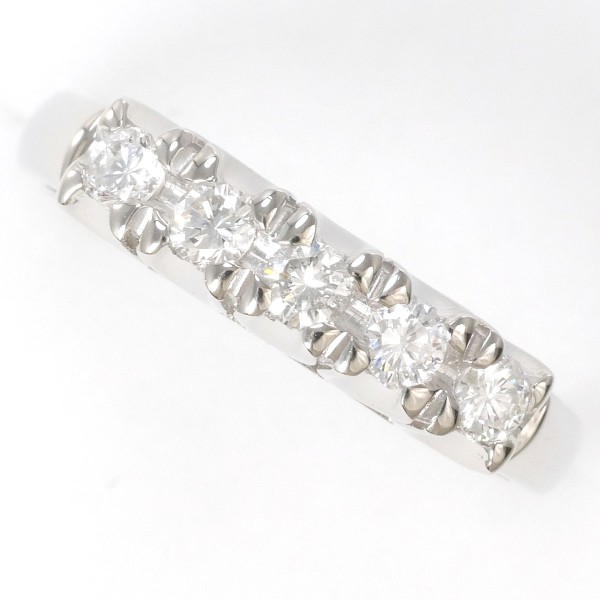 PT900 プラチナ リング 指輪 12号 ダイヤ 総重量約4.3g ジュエリー 中古