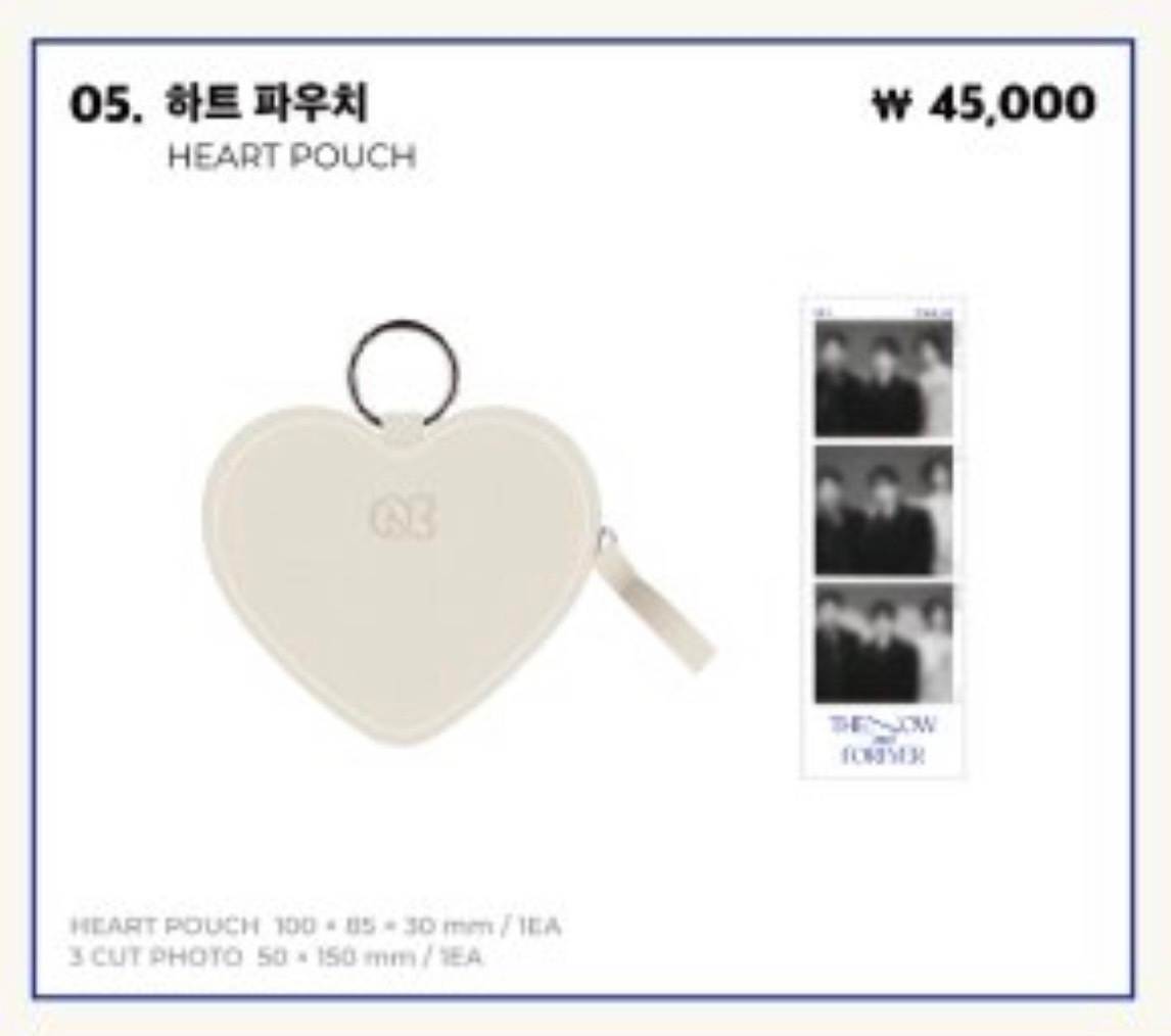 【国内発送】【即日】 公式 CNBLUE 15TH ソウル ポップアップ ハートポーチ 3カットフォト付 ‘THEN, NOW and FOREVER’