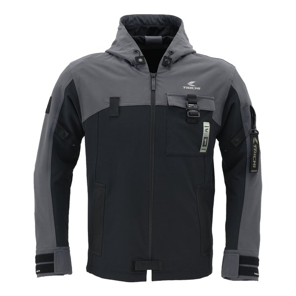 バイク用 春夏 クイックドライパーカ ガンメタルブラック/Lサイズ RSJ335/GUNMETAL/BLACK/L