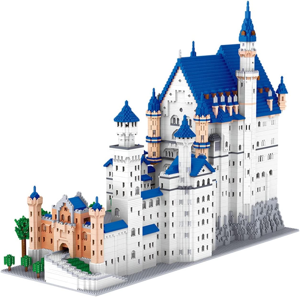 世界的にな建築白鳥の石の城モデル（11810pcs）子供と大人のためのDIYマイクロビルディングブロックミニレンガのおもちゃ 13,183円