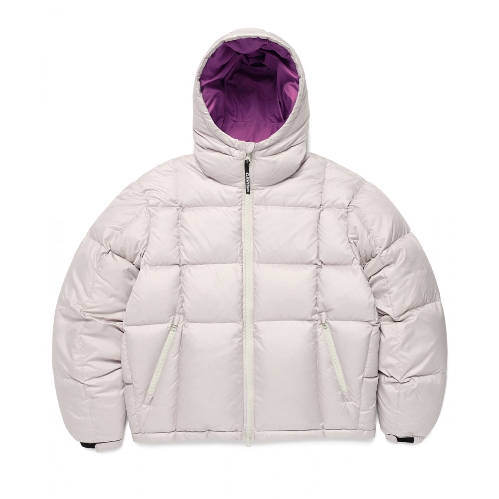 キャビッシュフード付きダックダウンジャケットアッシュ (CV2DWUB901A)