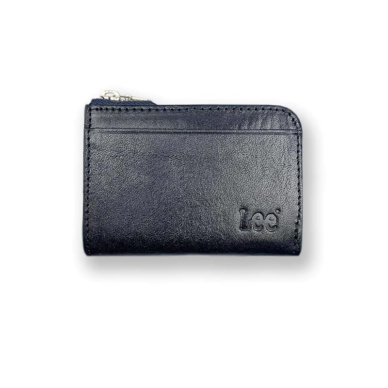 [リー] 全8色 高級イタリアンレザーパスケース付コインケース ラウンドファスナー 小銭入れ 0520236a (ネイビー)