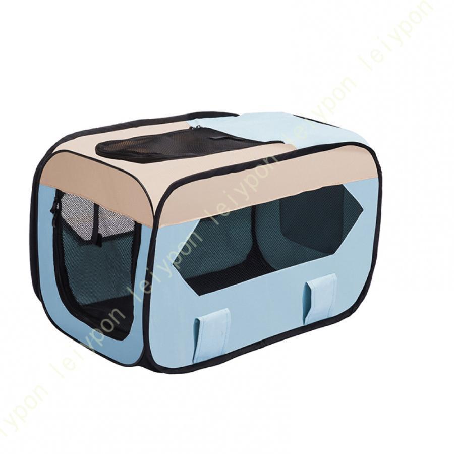 ポータブル 犬小屋 ソフトサークル XL 小中大型犬 外泊 車用 犬猫兼用 持ち手付き ペットケージ ポータブル 外泊 犬猫兼用 折りたたみ 犬小屋 中型犬 小型犬