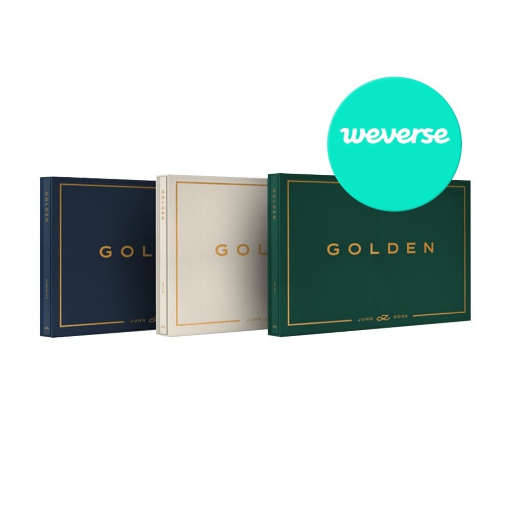 【WEVERSE特典】 BTS Jung Kook - GOLDEN アルバム3種セット