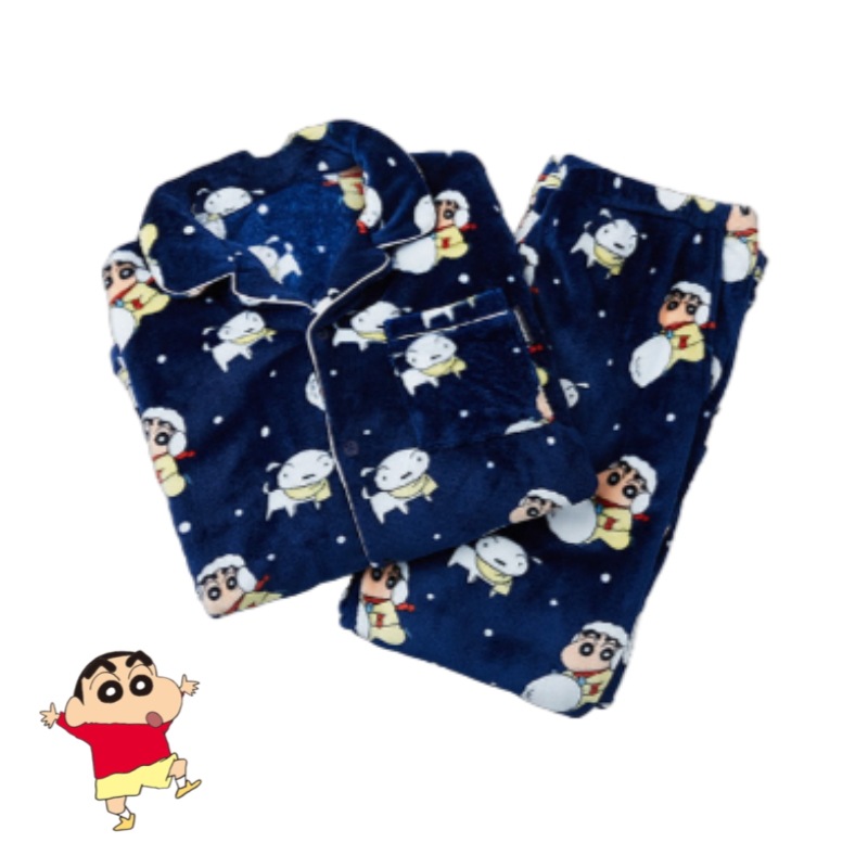 [韓国限定 韓国新品] [クレヨンしんちゃんコラボ] 眠れないしんちゃん 白ちゃん 睡眠 パジャマ ルームウェア