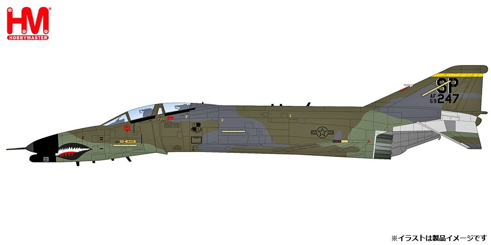 ホビーマスター 1/72 F-4G ファントム2 ワイルド・ウィーゼル アメリカ空軍 第52戦術戦闘航空団【HA19058】 塗装済完成品 HA19058 F-4G アメリカクウグン 52センジュ