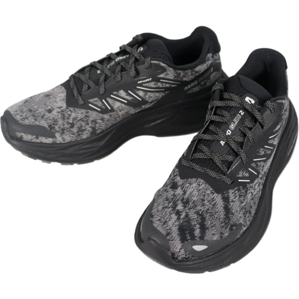 ランニングシューズ AERO GLIDE 2 ブラック/ファントム/ゴウストグレー 474271