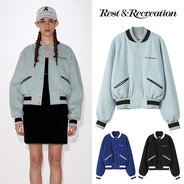 週末セール開催 人気☆Rest & Recreation☆RR BOUCLE EMBROIDERY