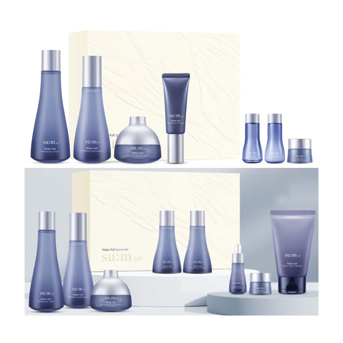 Water-full ウォーターフル 3種企画セット/化粧水＋乳液＋クリーム＋サンプル5点付き/水分/保湿／マリンリリーフ
