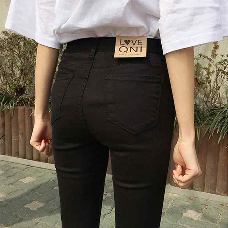 パンツ デニム レディース カジュアル スタイリッシュ 女性 ベルベット ジーンズ ハイウエスト 黒 薄手 ベルベット 秋冬 タイトフィット スリム 大きいサイズ 裾細