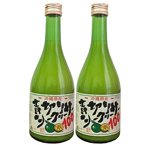 沖縄特産販売 青切りシークワーサー100 500ml *2本