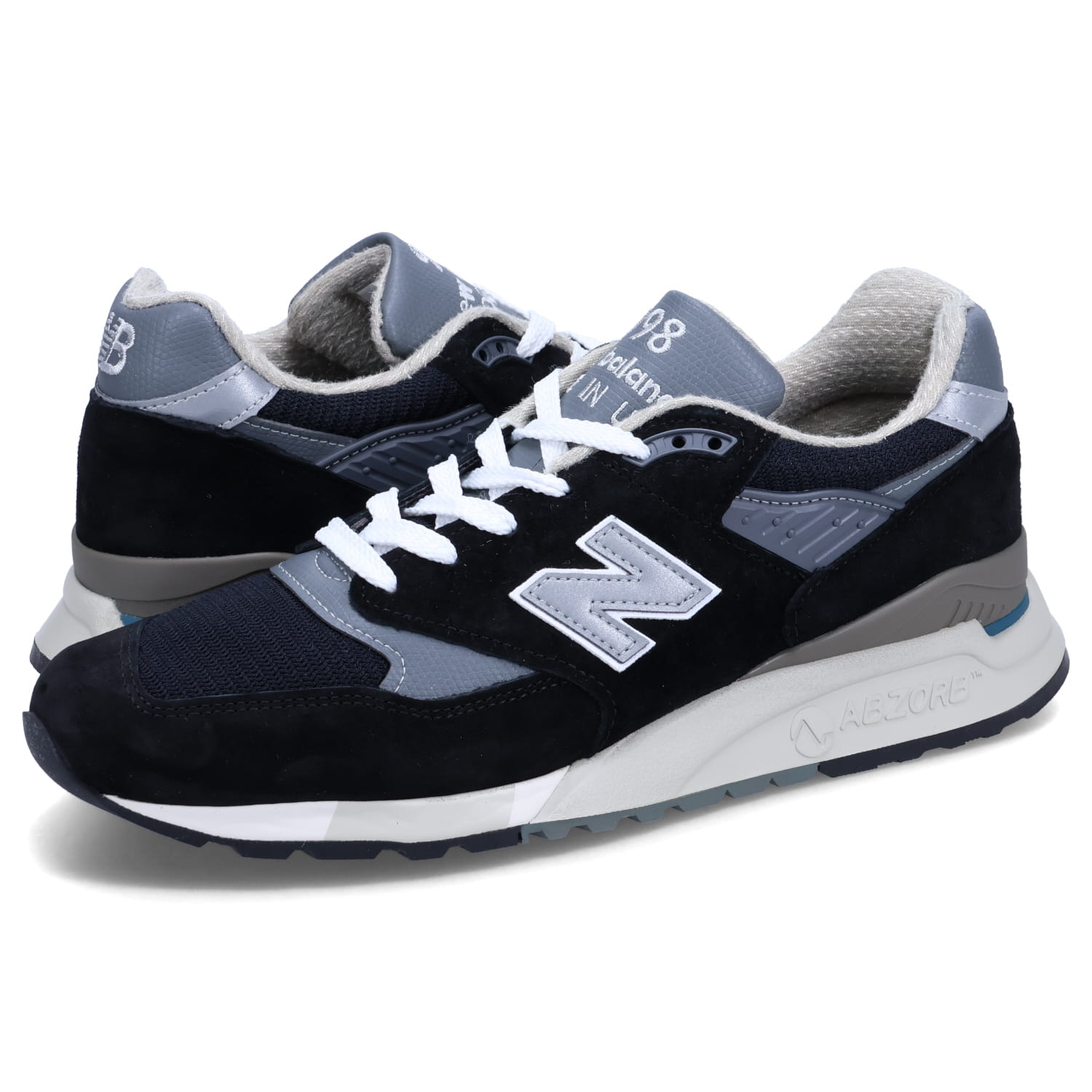 998 スニーカー メンズ Dワイズ MADE IN USA ブラック 黒 U998BL