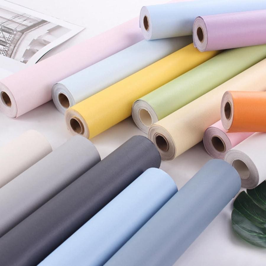 壁紙 おしゃれ シール 北欧 DIY 壁紙の上から貼れる壁紙 リメイクシート 張り替え 防水 キッチン トイレ 自分で おしゃれ 120CM x10M 無地 キッチン 部屋 補修