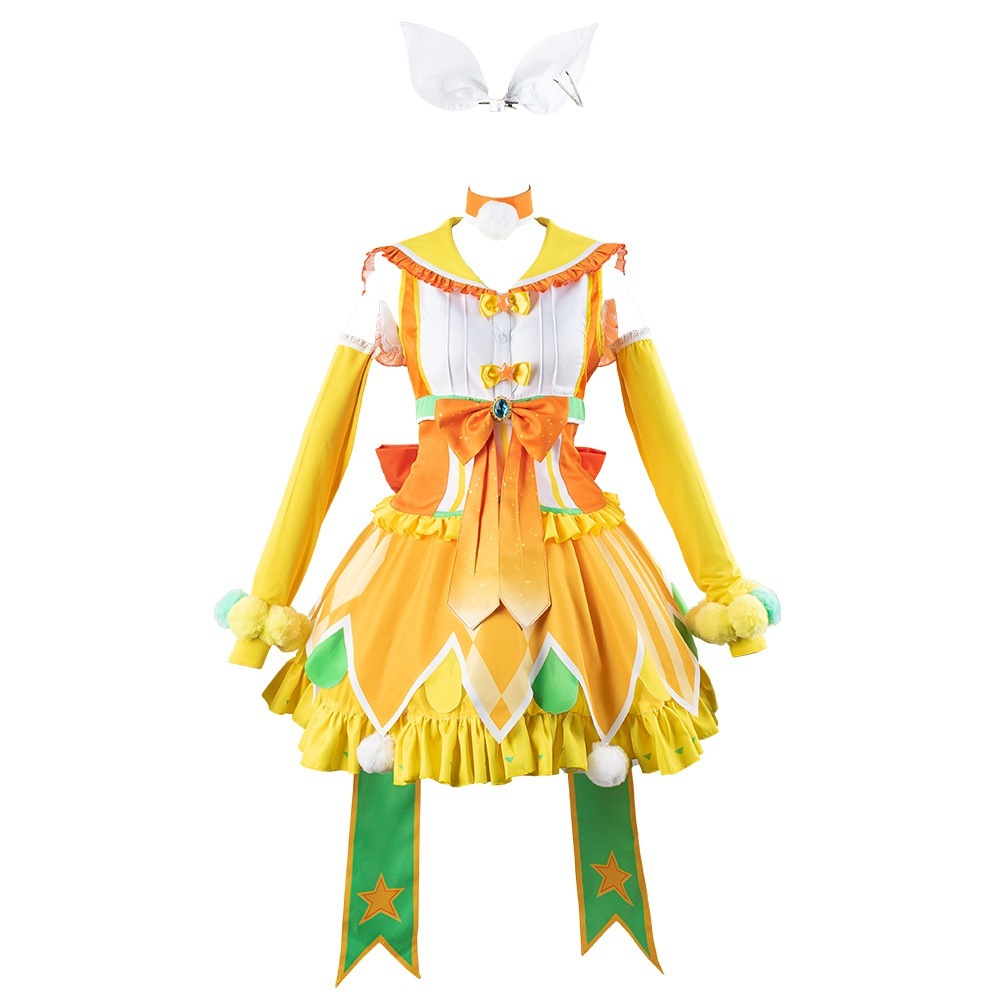 プロジェクトセカイ カラフルステージ! プロセカ 鏡音リンコスプレ衣装 コスチューム 演出服 アニメ ゲーム ハロウィン cosplay 変装 プロセカ アルバムのあの子 鏡音リン コスプレ衣装 『プロジェクト
