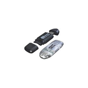 (まとめ)変換名人 カードリーダー 超高速 SDHC 32GB 対応 SDHC-USB2(×20セット)