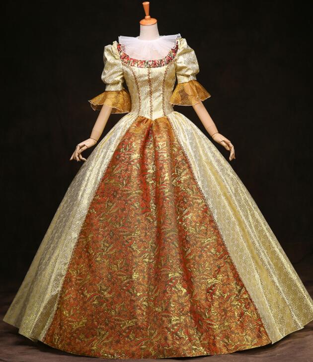 超目玉 高級感 ヨーロッパ風ドレス 貴族ドレス お姫様ドレス ハロウィン クリスマス パーティードレス ステージ衣装 宮廷ドレス 可愛い 貴婦人ドレス 華やか ロングドレス 撮影 学園祭 ドレス オペ