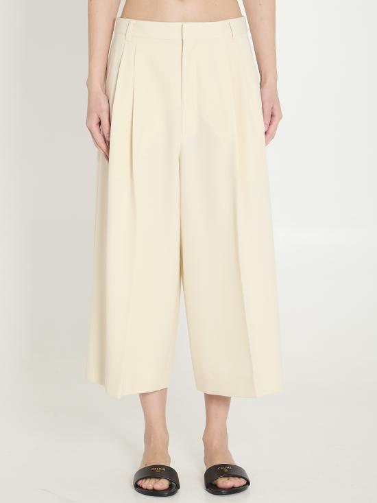CELINE Women Straight Pants RP0FP092D WHITE