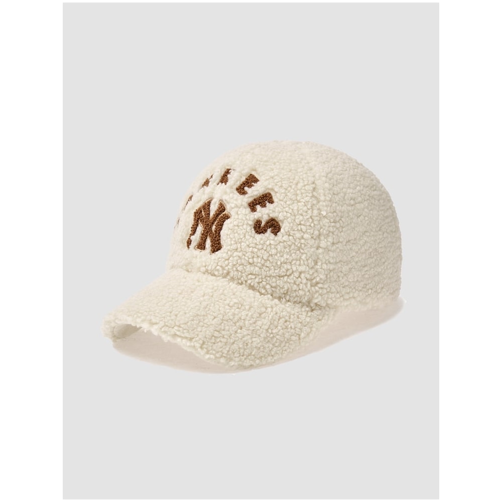 MLB バーシティフリースアンストラクチャードボールキャップ NY (D.Cream) QHHC3ACPV0146-50CRD
