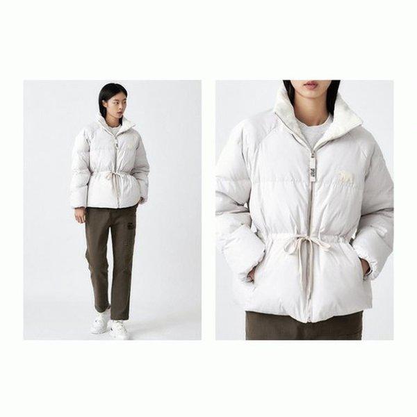 JEEP 女性 バンドネック ダウン パディング (裏地ファー)_2_A JN4JPF423_2