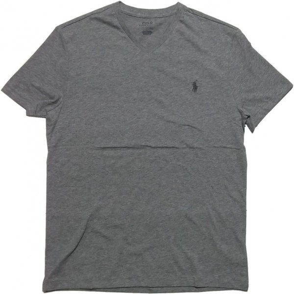 半袖 Vネック ワンポイント Tシャツ グレー PR2-931 6,380円