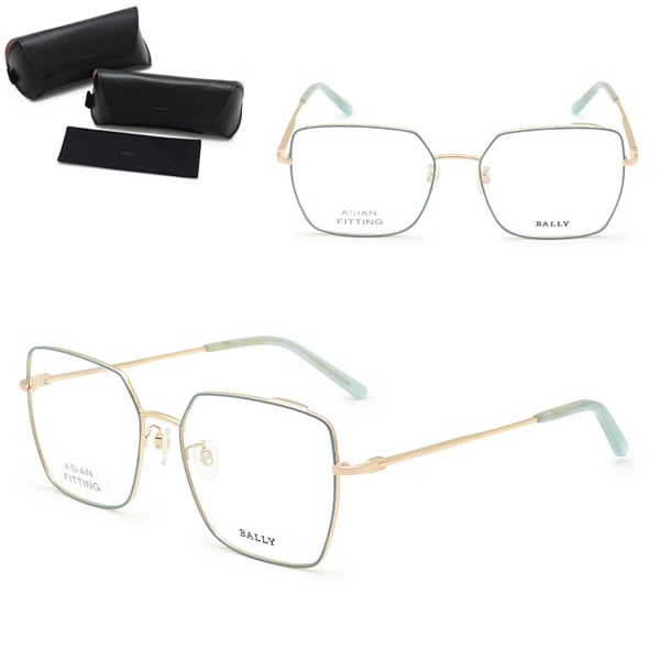 フレーム BY5001-D/V 086 55 メガネ 眼鏡 フレーム のみ ノーズパッド ターコイズブルー ピンクゴールド