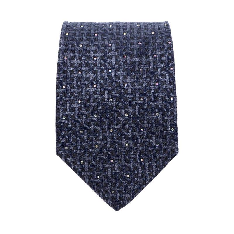 [婚礼用] マイクロパターンクリスタルネクタイ YJFSF3915NY