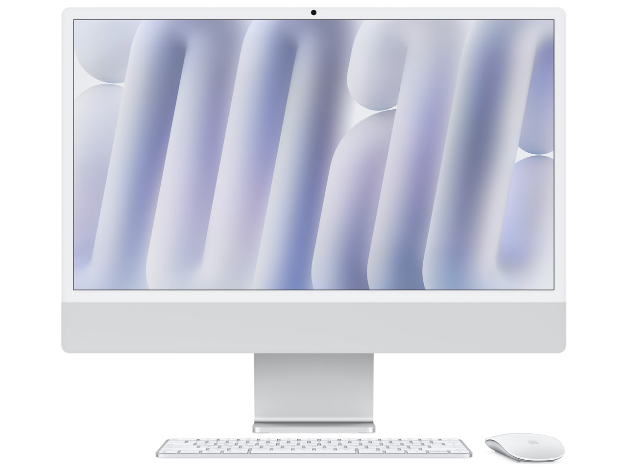 iMac 24インチ 4.5Kディスプレイモデル M4チップ 8コアGPU 256GB SSD 16GBメモリ MWUC3J/A [シルバー]