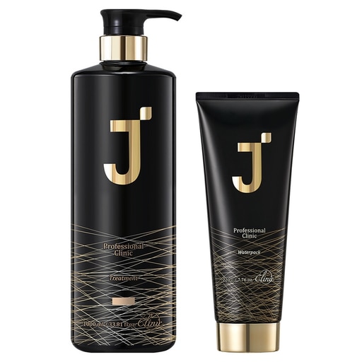 プロフェッショナルクリニックウォーターヘアパック220g+トリートメント 高保湿セット 集中補修