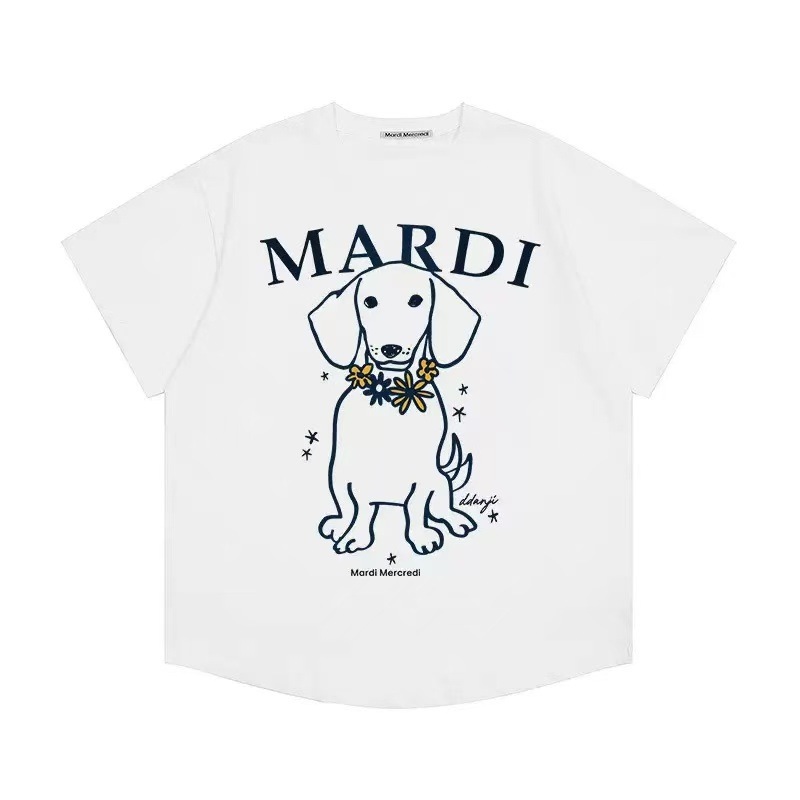 D-4 Tシャツ マルディ メクルディ Tシャツ トップス 韓流 韓国 K-POP おしゃれ 可愛い フリーサイズ