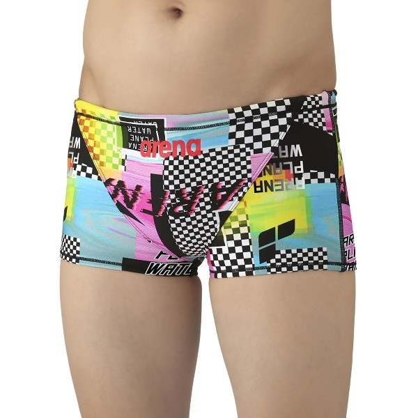 ARENA アリーナ トレーニングスパッツ ショートレッグ 水泳 水着メンズ競泳用 非公認 AS5FWM23M-BKPK