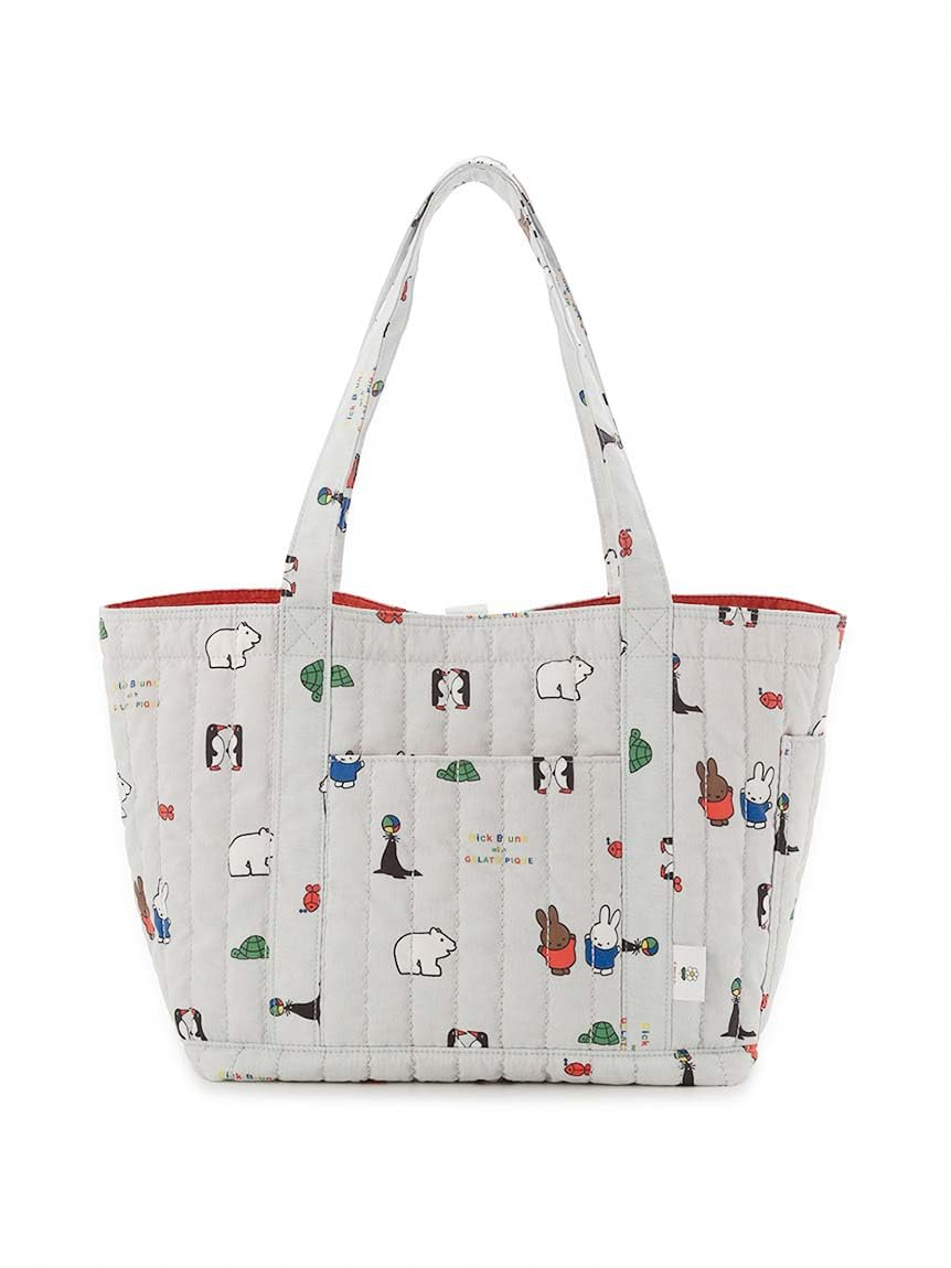 [ジェラート ピケ] DickBruna キルティング総柄ママバッグ PWGB254542 レディース GRY