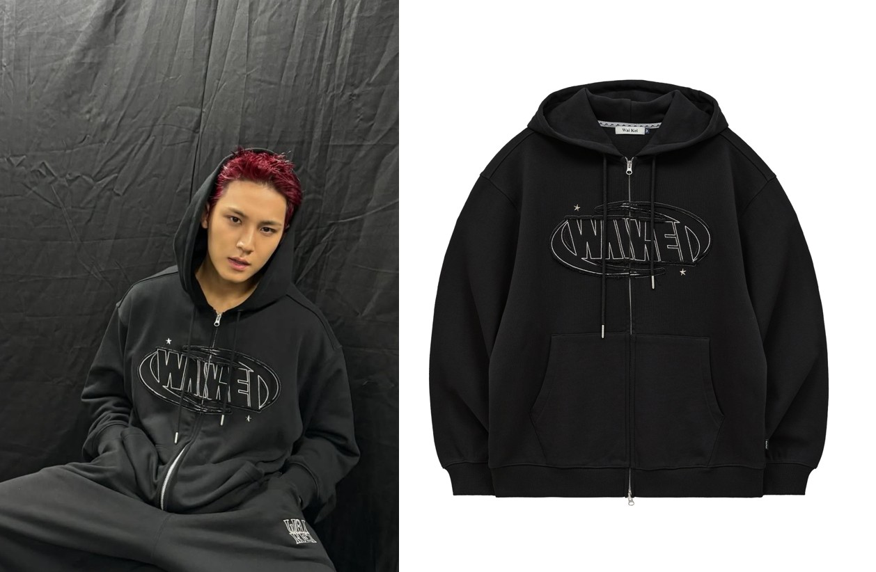 [SEVENTEEN MINGYU] LOGO APPLIQUE HOOD ZIP-UP_3COLOR