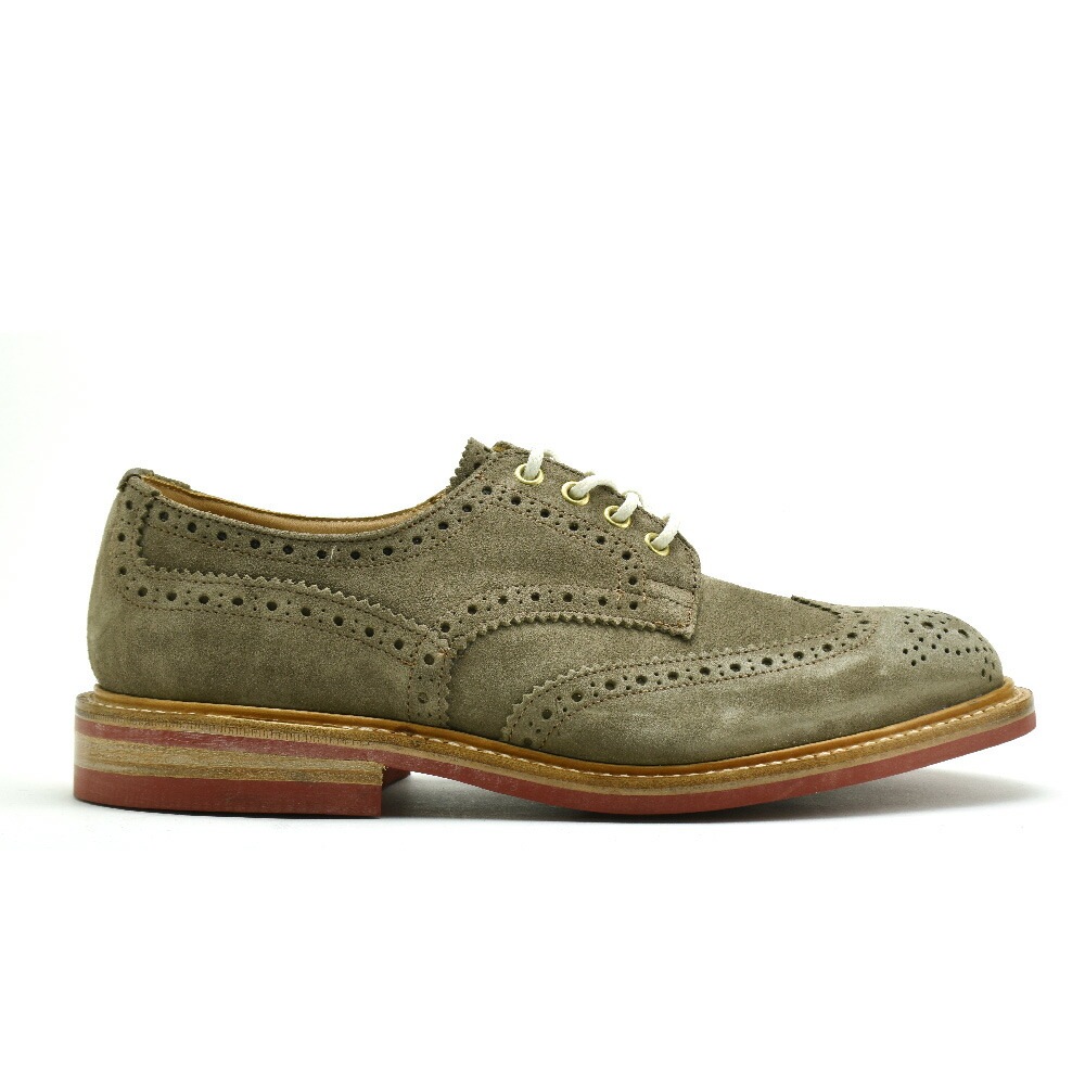 トリッカーズ バートン メンズ カントリーブーツ ダイナイトソール ブローグシューズバイソン アンティーク TRICKER S M5633 BOURTON BROGUE SHOES VISONE[56