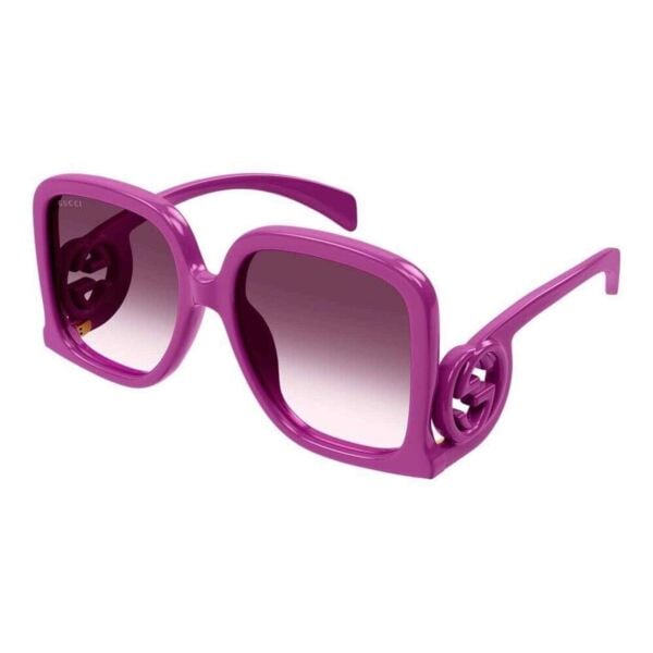 サングラス GUCCILadies Sunglasses Fuchsia Pink Oversized GG 1326 S 004 58mm New
