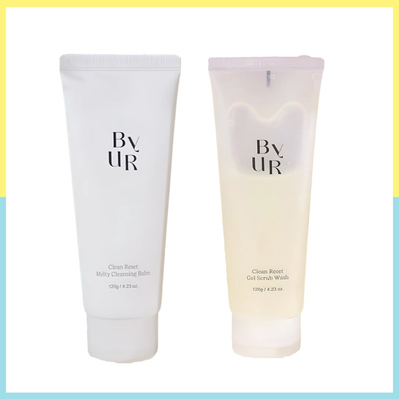 【毛穴×メイク落とし×角質ケア】クリーンリセット2点セット（クレンジングバーム＋スクラブウォッシュ／各120g）韓国クレンジング＆ディープケア