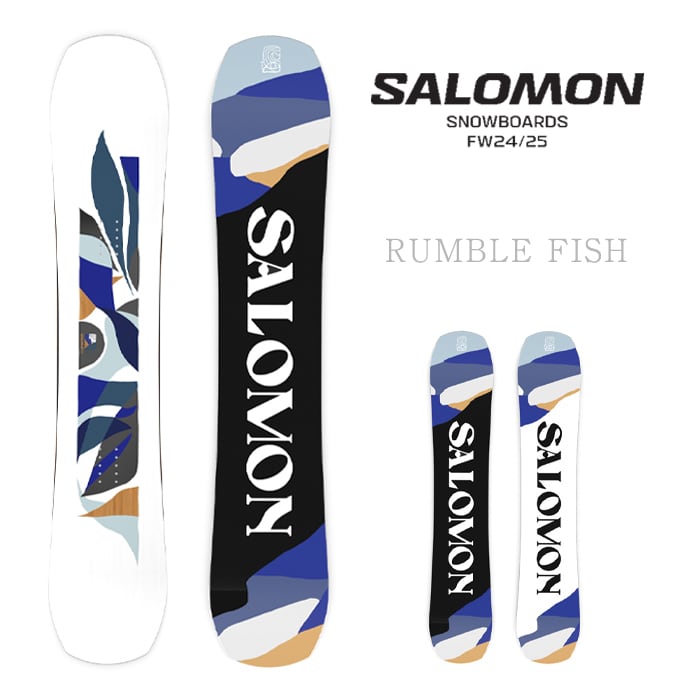 新品未使用 24-25 SALOMON BOARD RUMBLE FISH 140cm安心保証 即日発送 土日祝発送OK 122