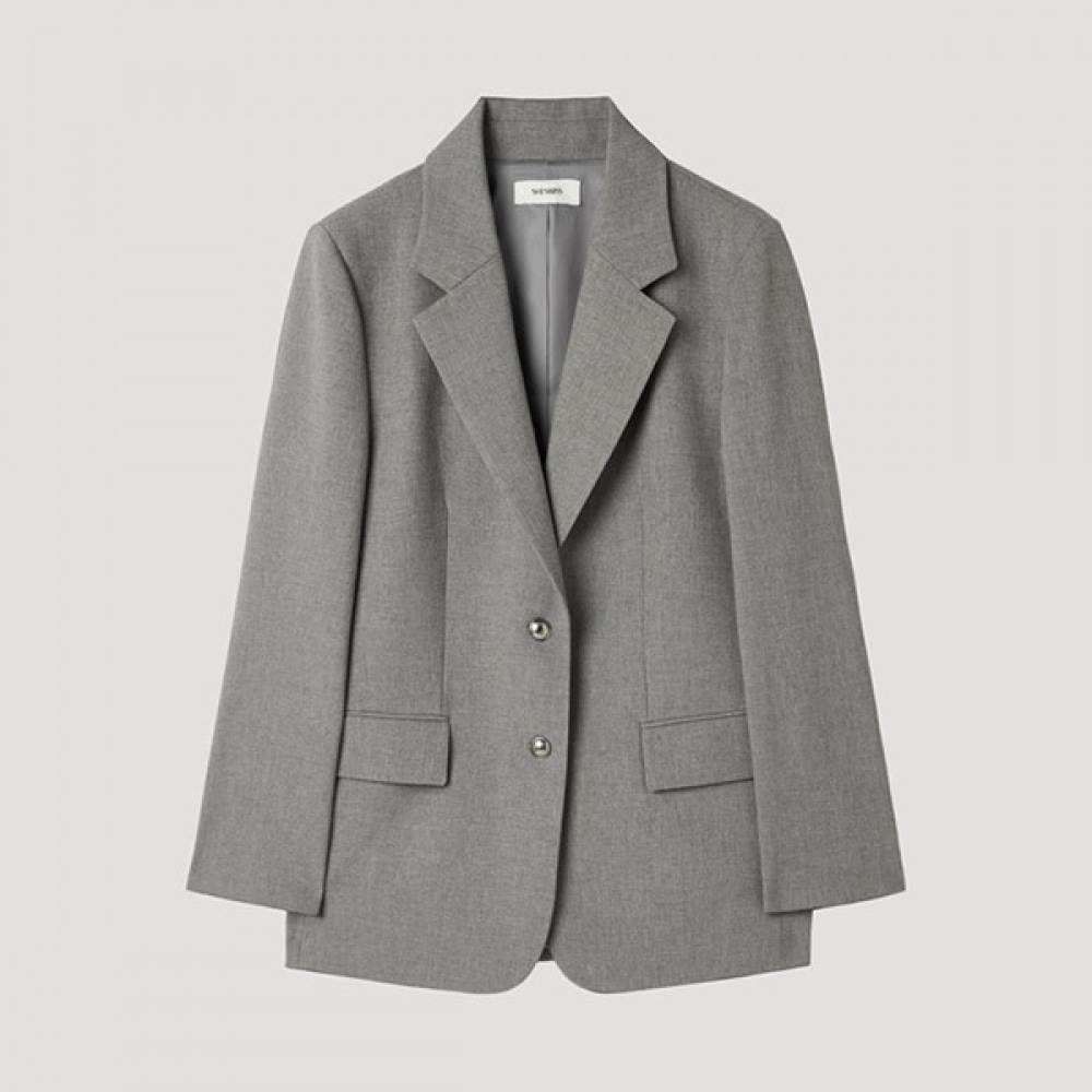 (Shes Miss) ベーシックツーボタンテーラードジャケット_SWWJKP11030