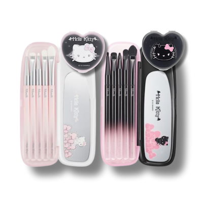 ハローキティ 悪魔 メイクブラシ 2種セット ハローキティ 悪魔 メイクブラシ 2種セット Qoo10] fillimilli [ハロー