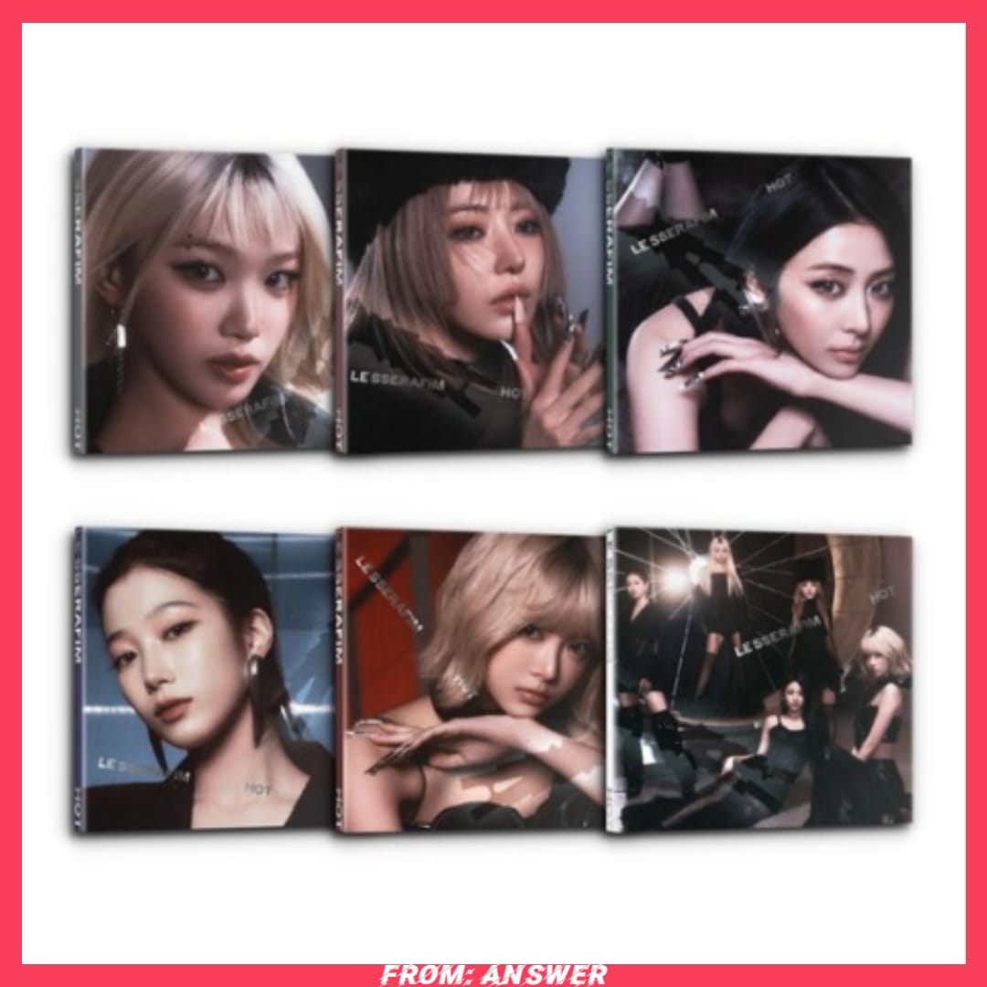 [6種 SET] LE SSERAFIM 5th Mini Album HOT [COMPACT ver.]