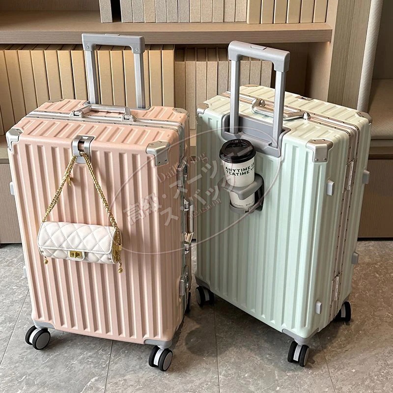 新品のスーツケース 修学旅行のロッドボックス 学生バッグ 出張旅行には欠かせません 入学シーズン 静音マルチホイール アルミフレーム型ファスナー型 20インチ搭乗可能 トレンド人気のスーツケース