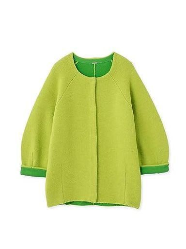 SUSTAINAバイカラーニットブルゾン SWNJ234082 レディース GRN 15,408円